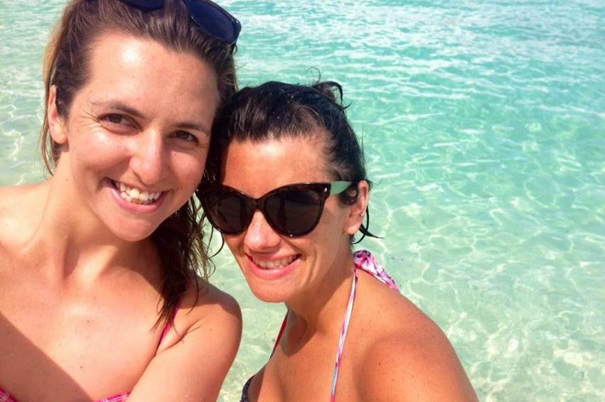 Donna & Phoebe in Thailand taking a day off in between EATSS work and deliveries. 