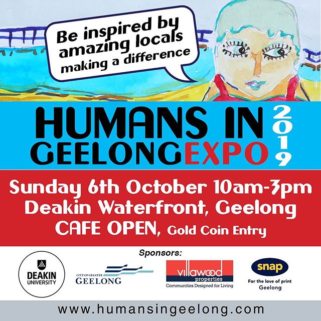 Come down to @deakinuniversity Waterfront campus this Sunday for the wonderful @humansingeelong Expo. 
We&rsquo;ll be there with balls on 🤪

Sunday 6 October from 10-3pm. 
Gold coin entry 💰

#eatandtheyshallsleep #eatss #humansingeelong .
.
.
#prot