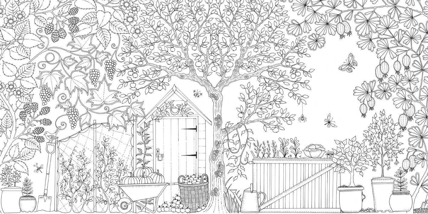 Bestselling Secret Garden Treasure Hunt And Coloring Book