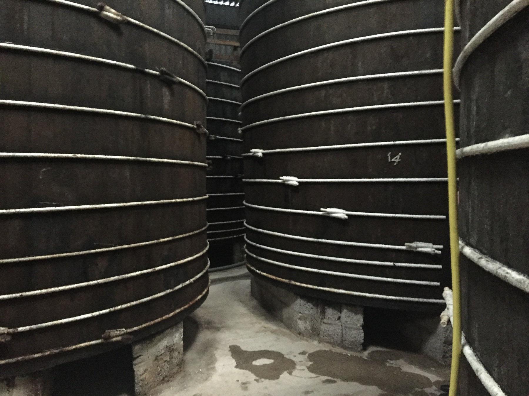 The Oak Vat room before adding lighting.