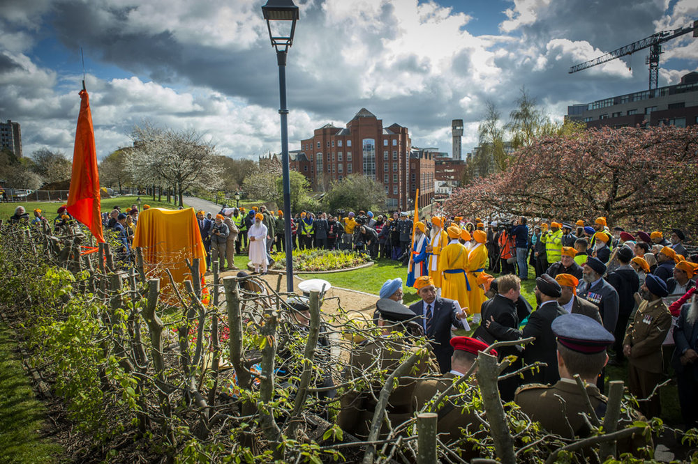 PHOTOGRAPHY IN BRISTOL OF SIKH GARDEN OF REMEMBRANCE IN BRISTOL 