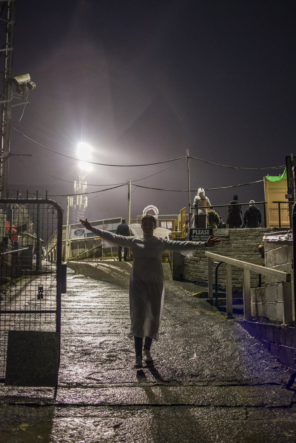 Angel Leaving Twerton Park.