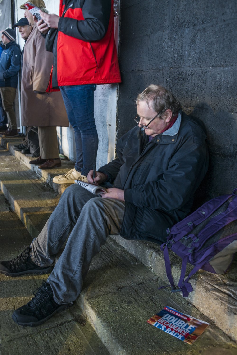 Half-time crossword.