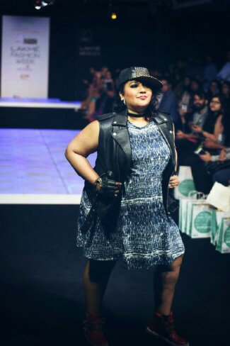 Tanvi walking the ramp with her inimitable style and confidence 