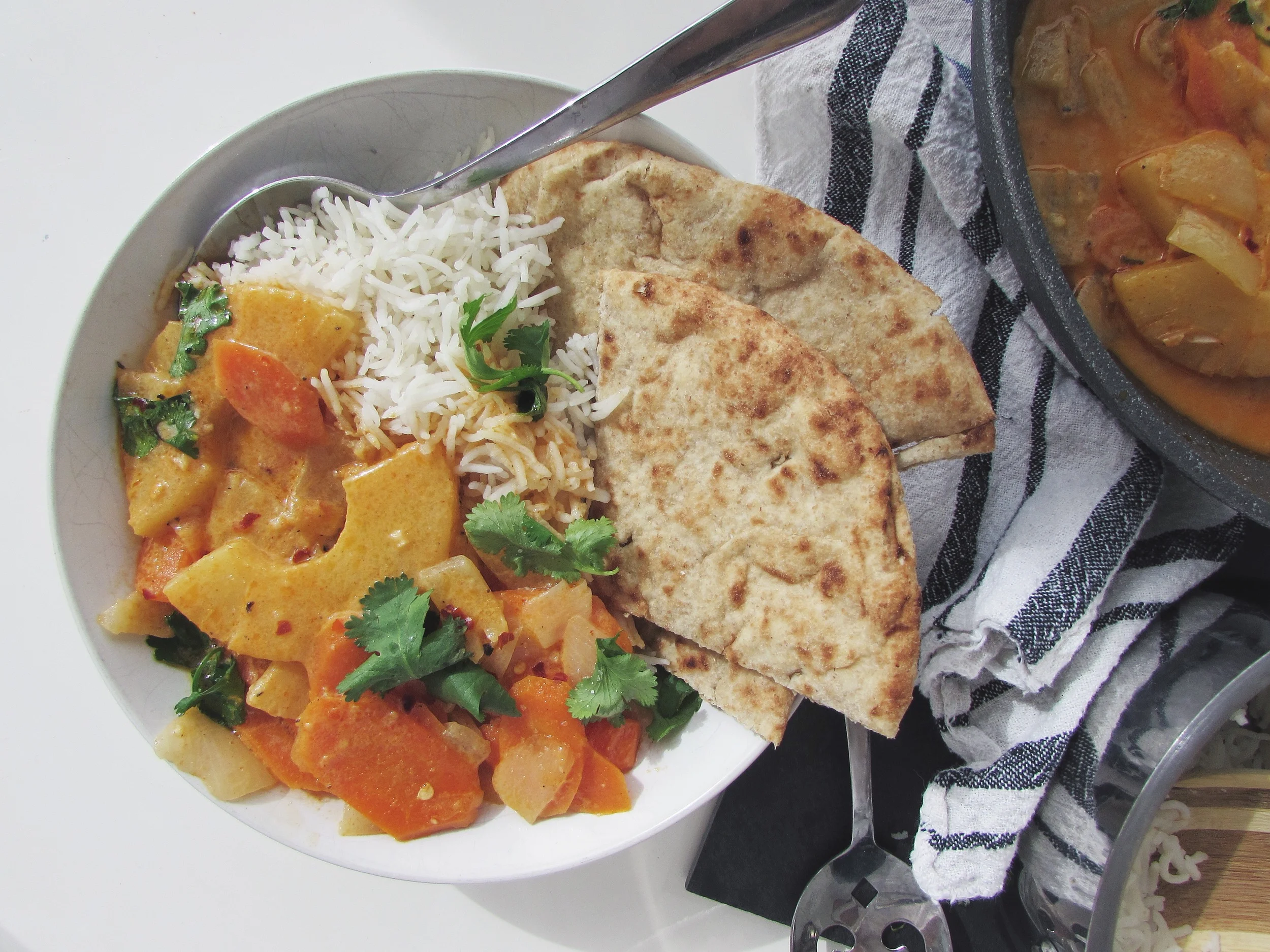 carrot + pineapple curry