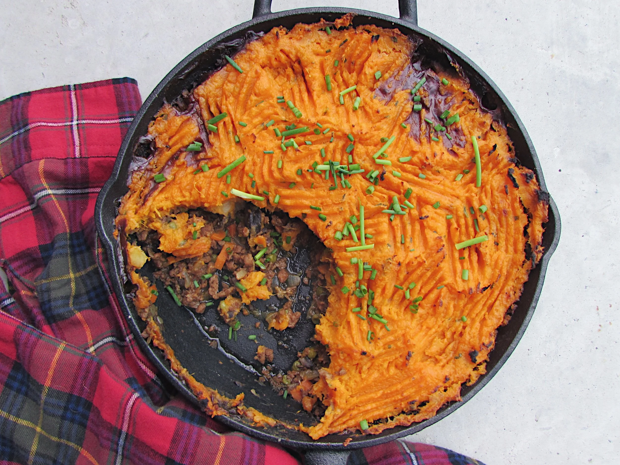 sweet potato shepherd's pie 