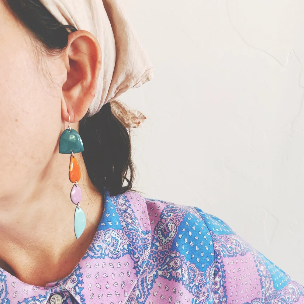 【just LoveR.】23FW★ Prism Earrings 23.90 ct. t.w. Pink Quartz Chandelier Earrings in 18kt Gold