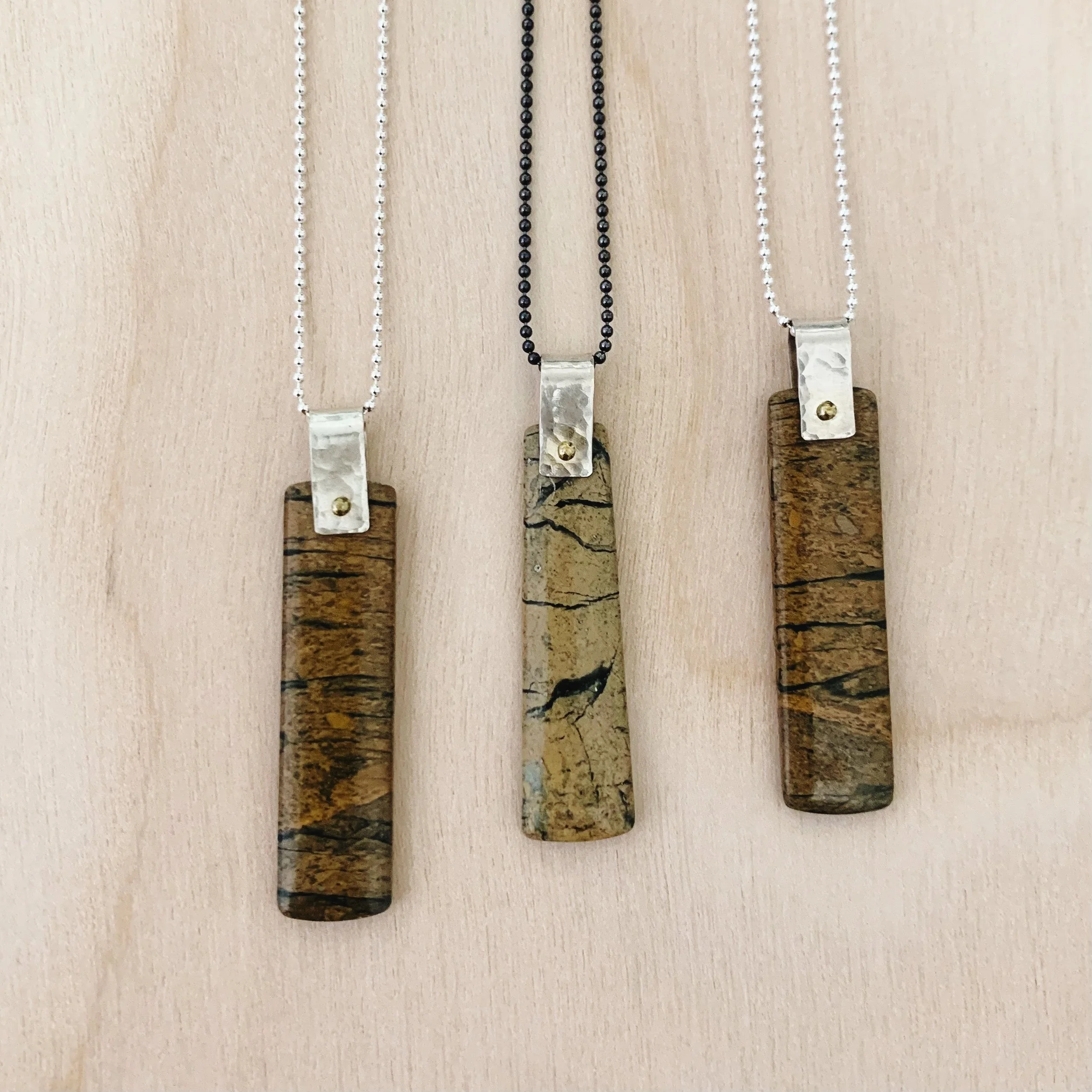 Riveted Jasper Necklace