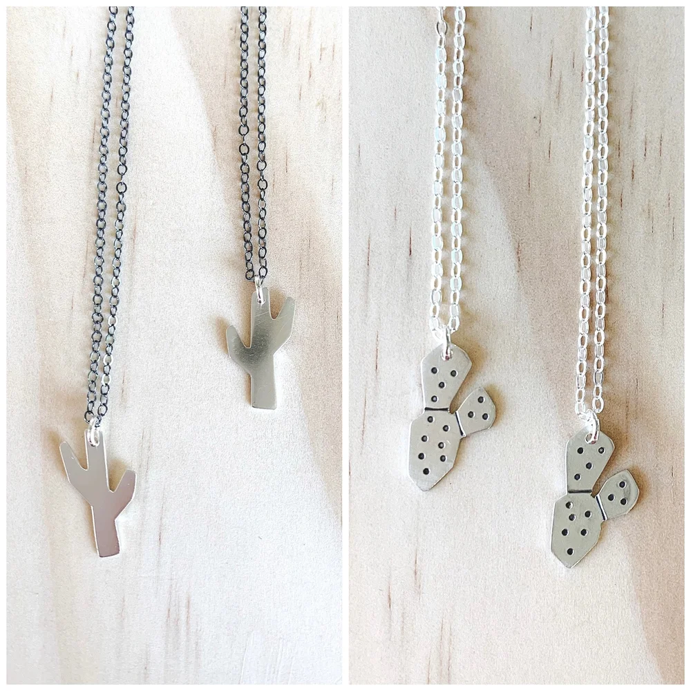 Wee Cactus Necklace — Little Toro Designs