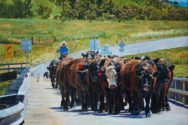 A big congrats to one of La Boutique’s extended family, Leslye Sharon Cole for being picked as a finalist in this year’s Sulman Art Prize with her painting ‘Beltrees Bridge, NSW’.
The Sulman Prize is given to the best subject painting, genre painting or mural project in oil, acrylic, watercolour or mixed media. The Archibald Prize is one of Australia’s oldest and most prestigious art prizes, awarded to the best portrait painting. The Wynne Prize is awarded to the best landscape painting of Australian scenery, or figure sculpture.
Winners will be announced midday Friday, 30 March, 2012.
You can find Leslye’s amazing work in the Art Gallery of NSW from 31 March - 3 June.
www.leslyesharoncole.com