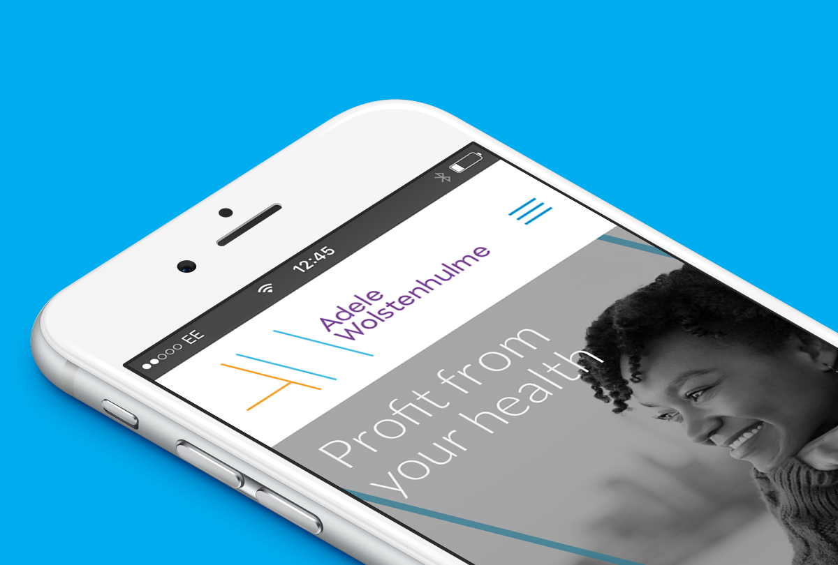Adele Wolstenhulme A refreshing change for health and wellness consultants. We created a new visual identity and website. View work