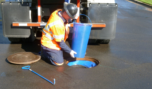 Round catch basin insert