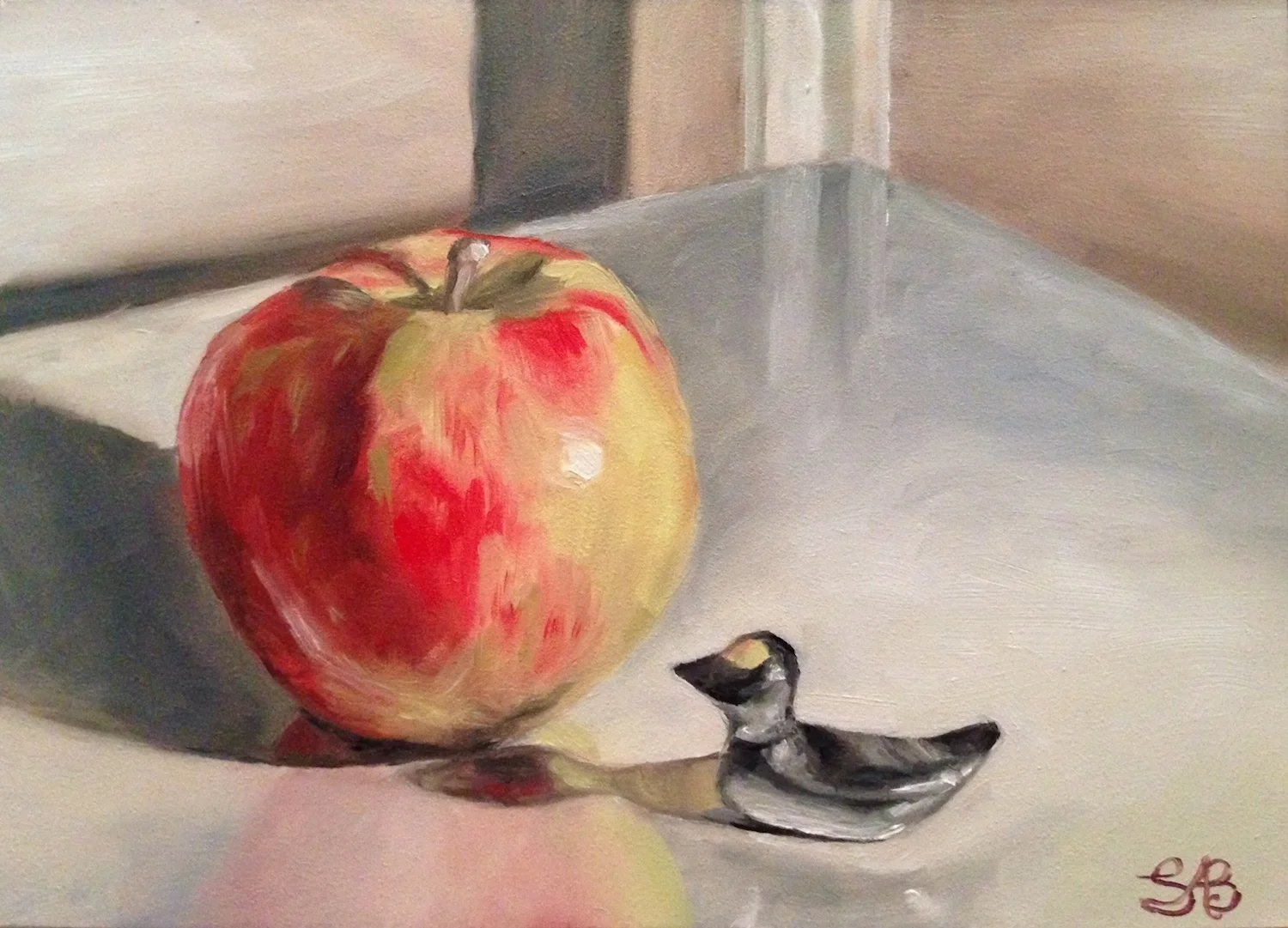 The big apple and the little duck