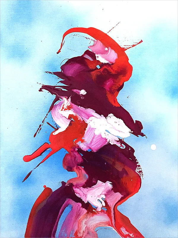 You, acrylic on paper, 12X9”, 2015