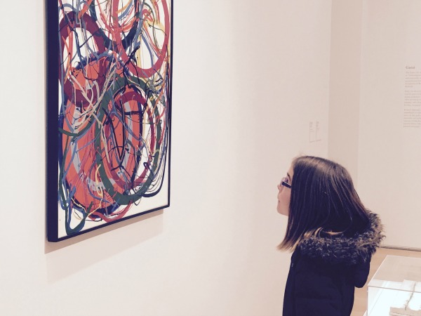 She had something nice to say about every painting we saw. Bless.