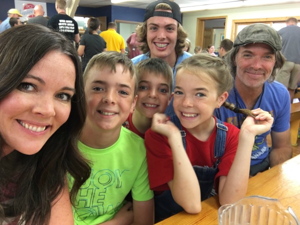 The Meggisons and our awesome counselor, Reese!