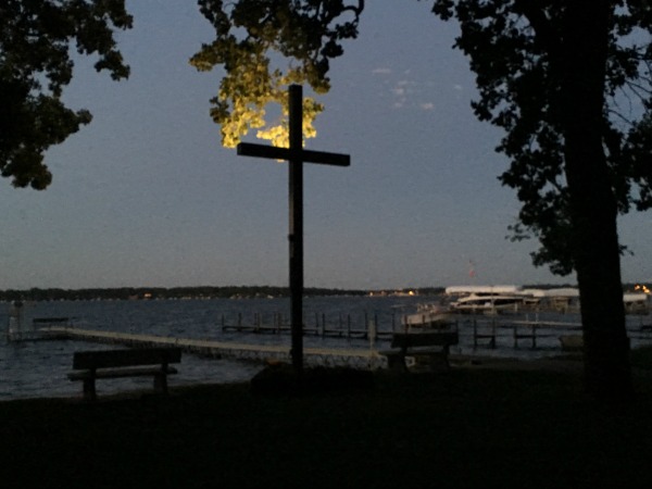 Warm temps + cool breeze = perfect night to worship by the beach.
