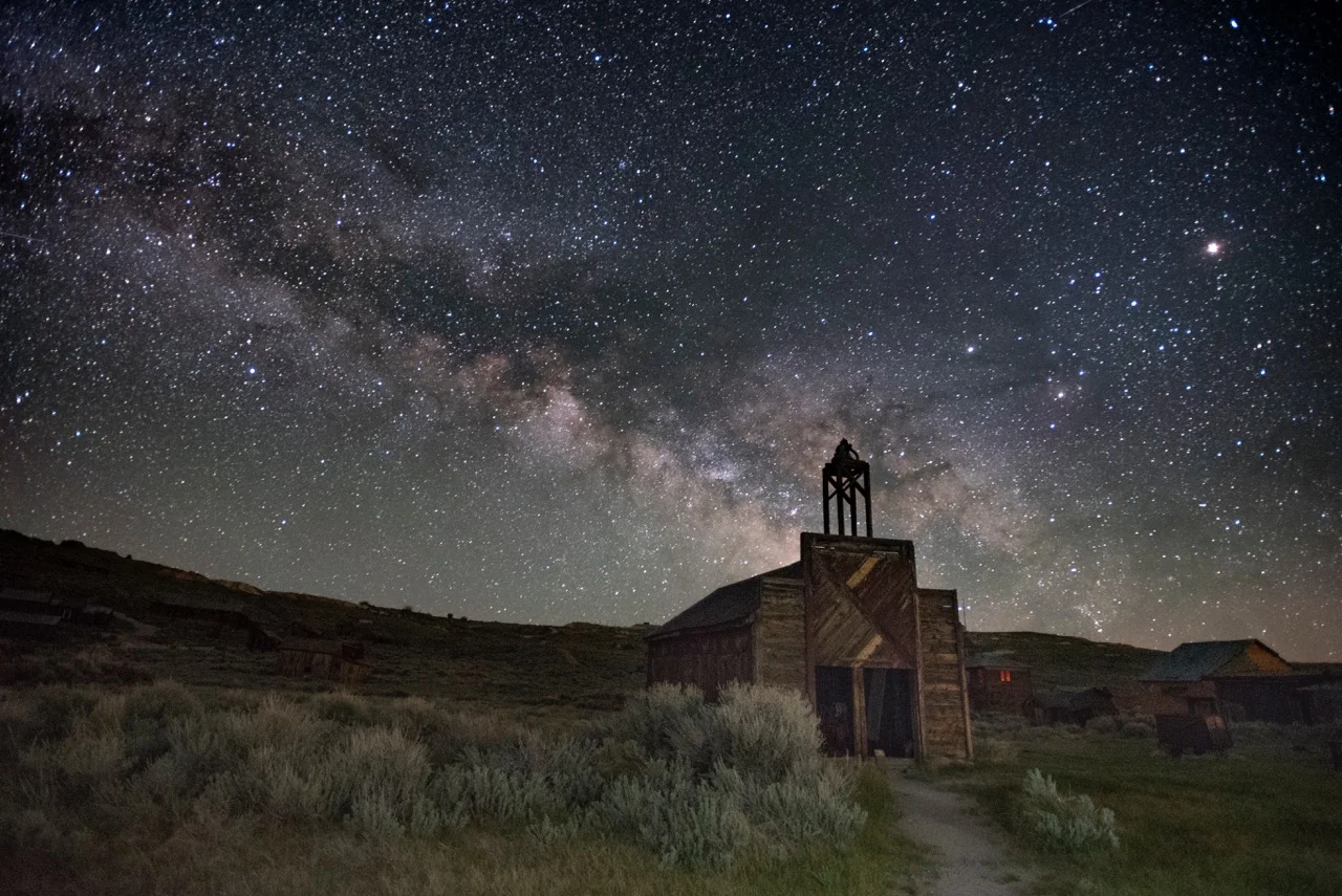Image taken by Marcy Pinetti - a former participant in a Bodie Night Photogrpahy Workshops in 2016. 