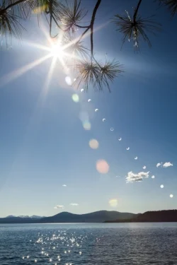2012 partial Solar Eclipse, East Shore< Lake Tahoe © Grant Kaye
