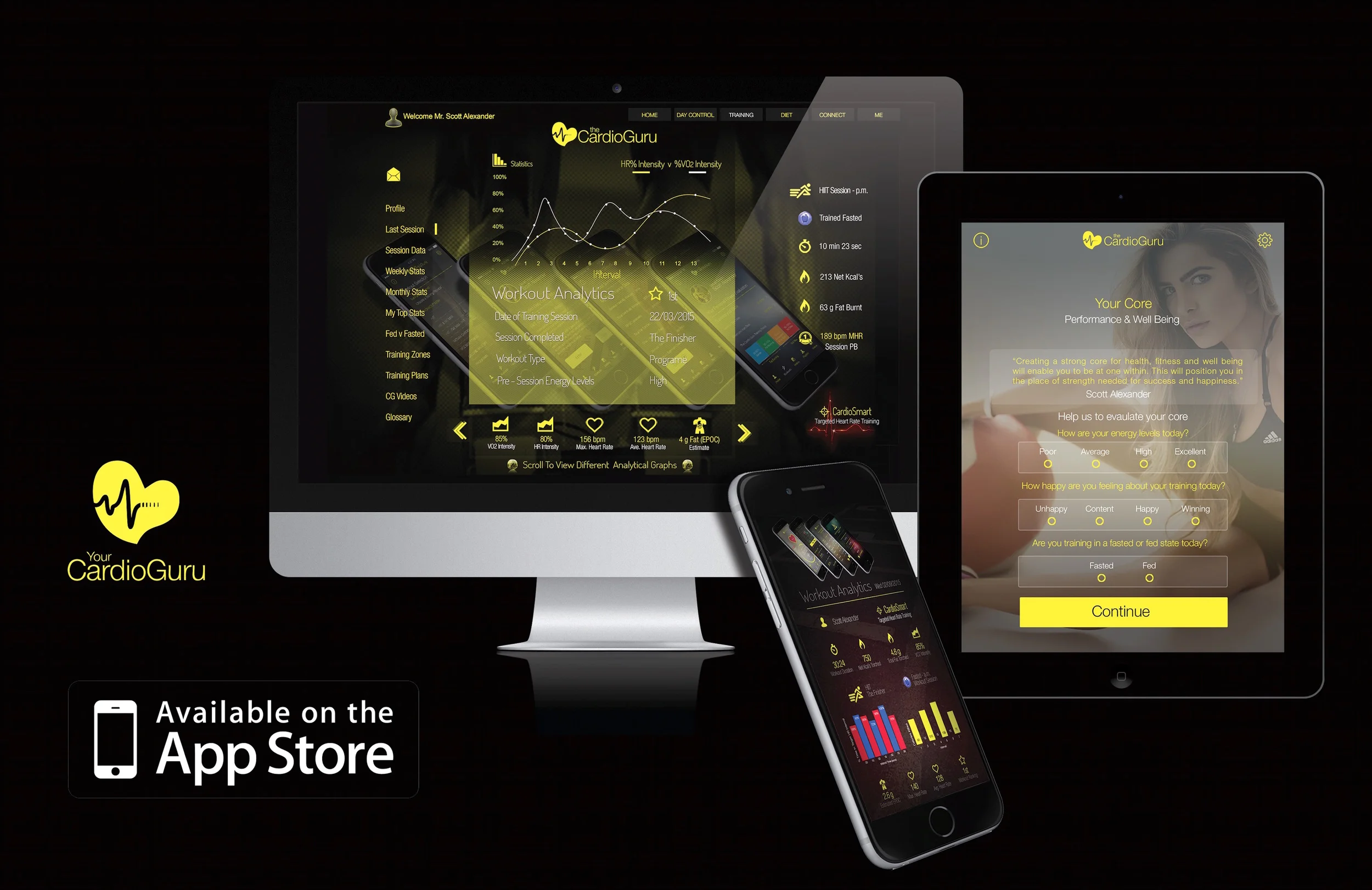 Both Your CardioGuru & Your CardioGuru Pro available on : iOS 8 or later, iPhone 5 or later, iPad Air, iPad Mini, iPad Pro