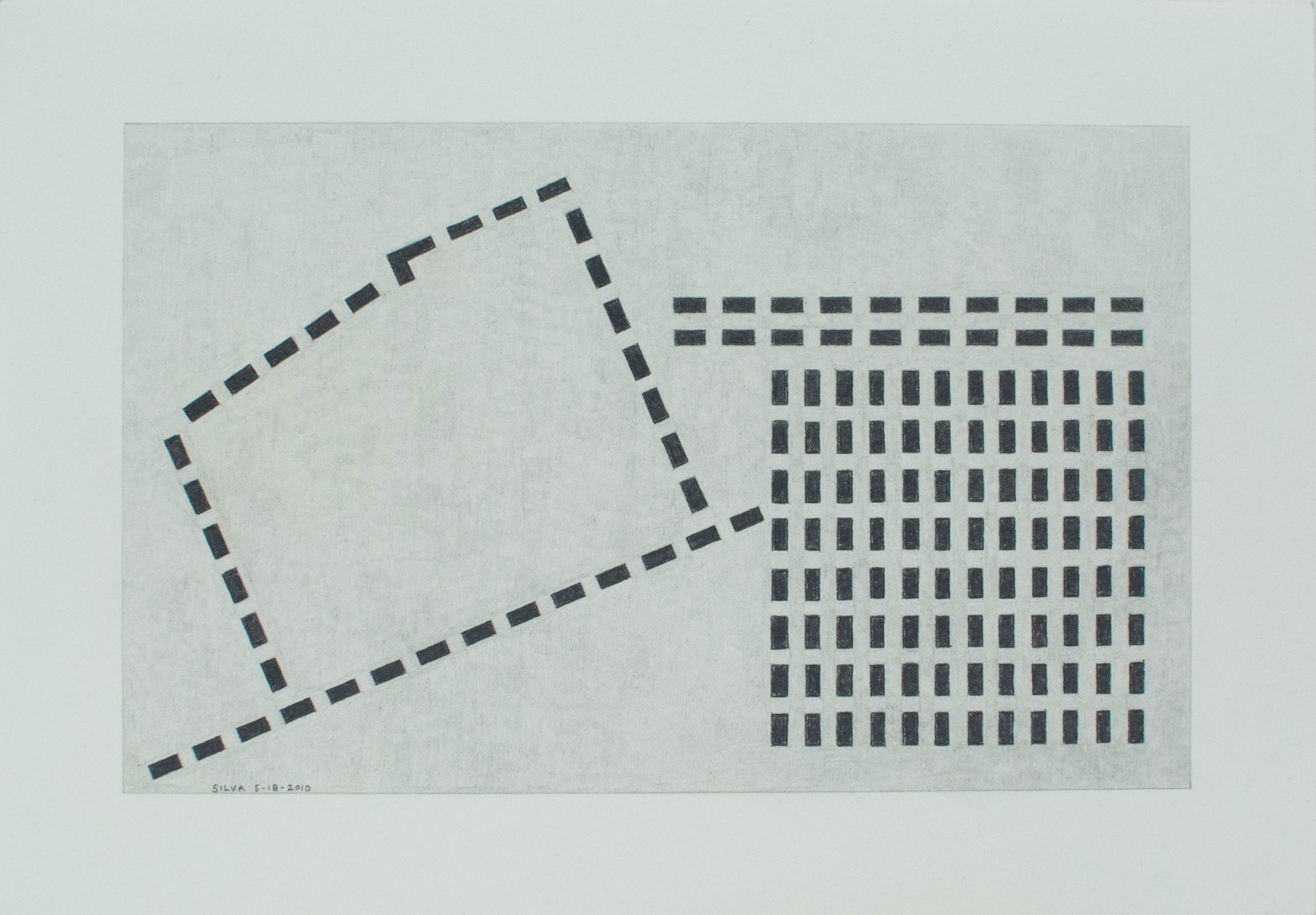 5-18-10, 2010, Graphite on paper, 7 x 10 inches