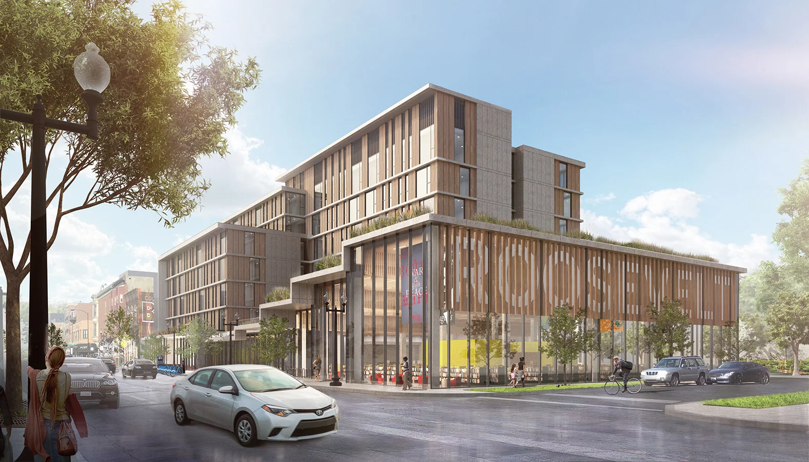 Library + Housing in Little Italy