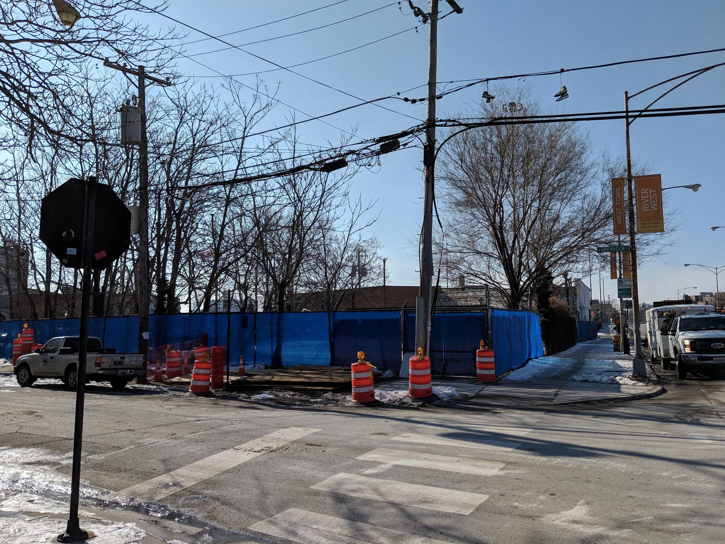 Site planning at 740 N Aberdeen