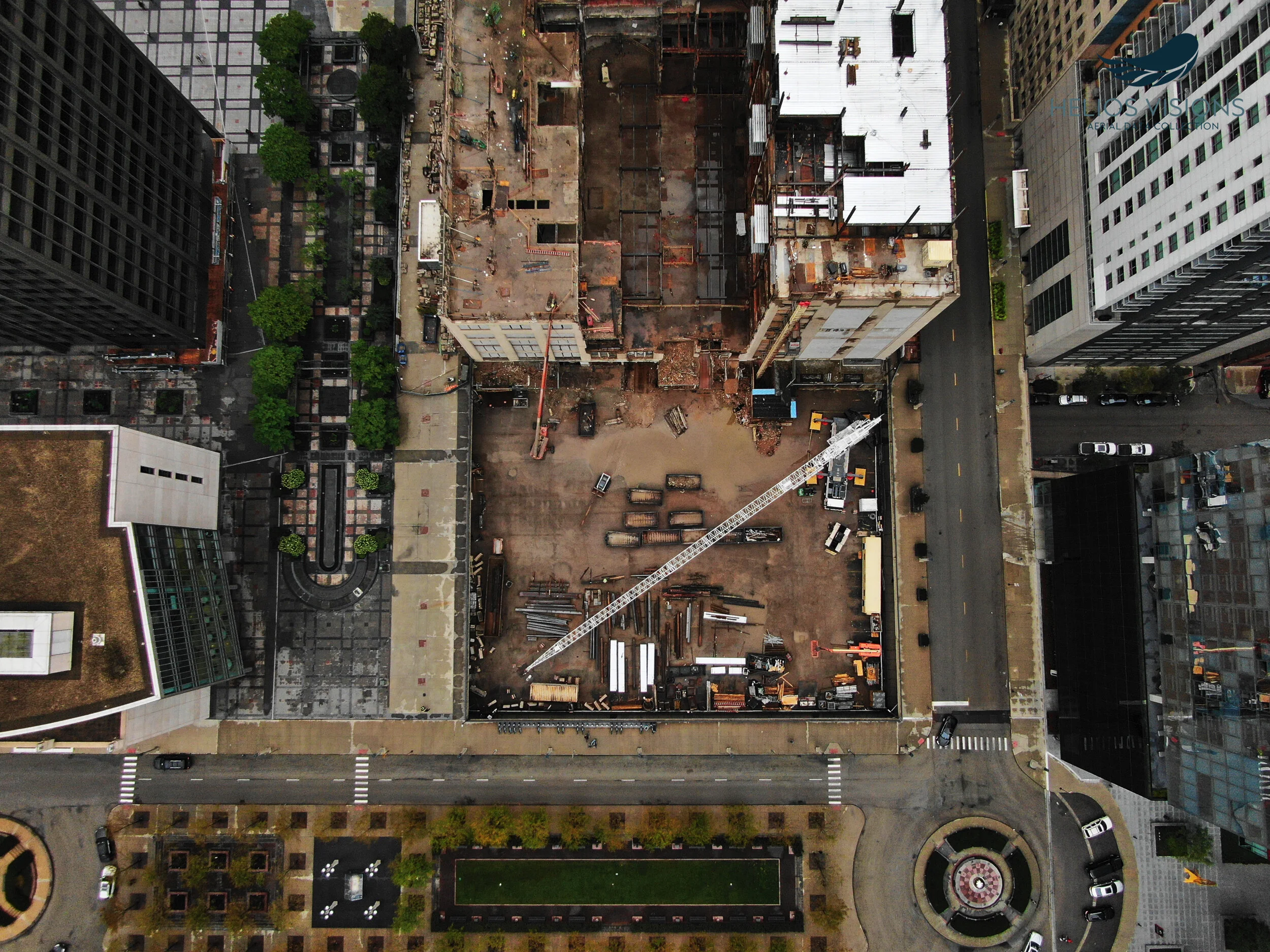 Tribune Tower (aerial view 5/6)