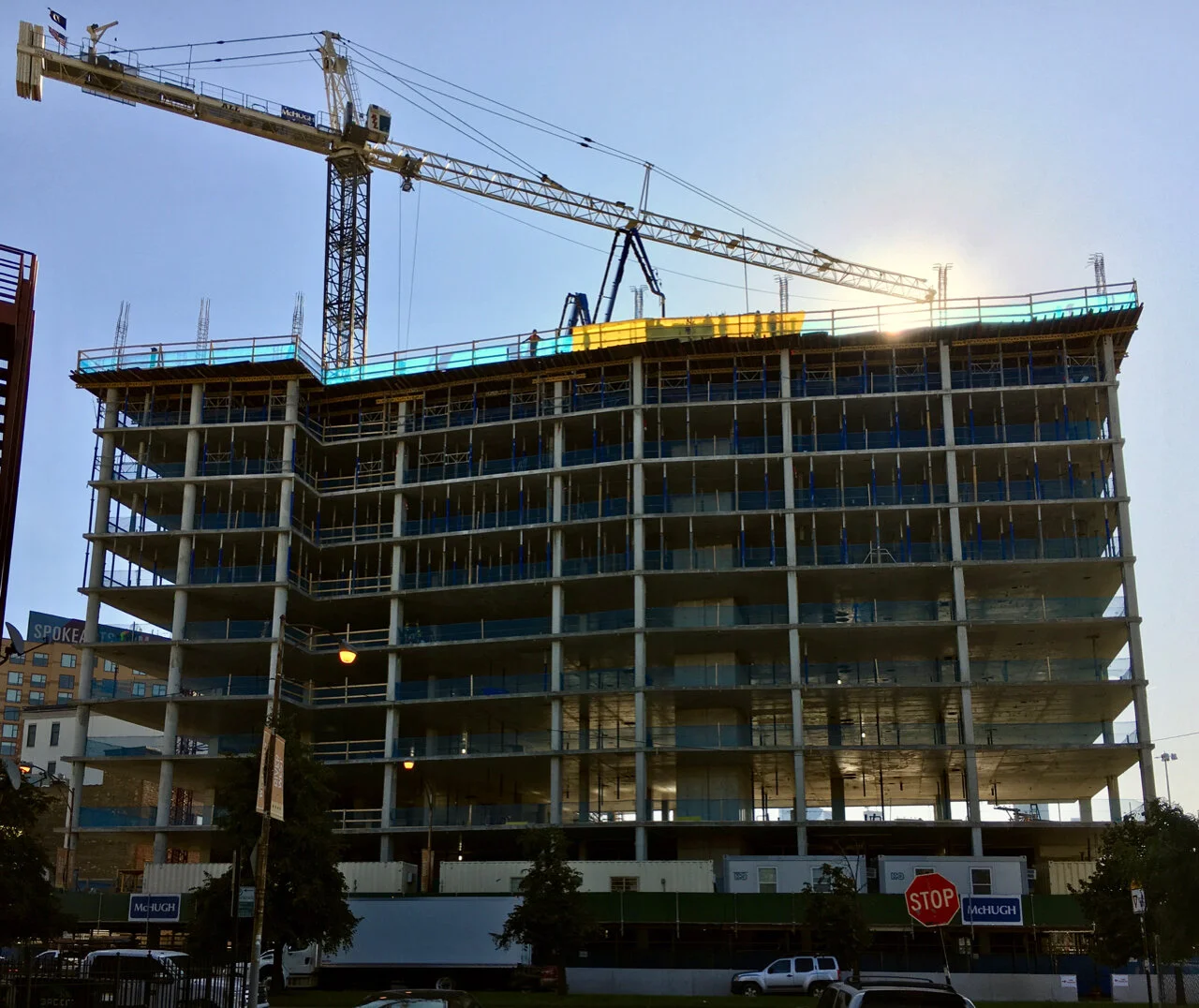 740 N Aberdeen under construction on 10/9/19