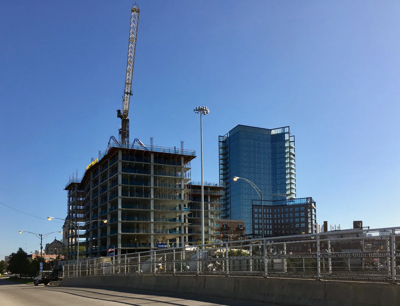 740 N Aberdeen under construction on 10/9/19