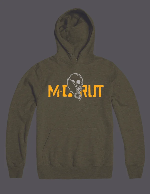 2-Face Hoodie / Army Green