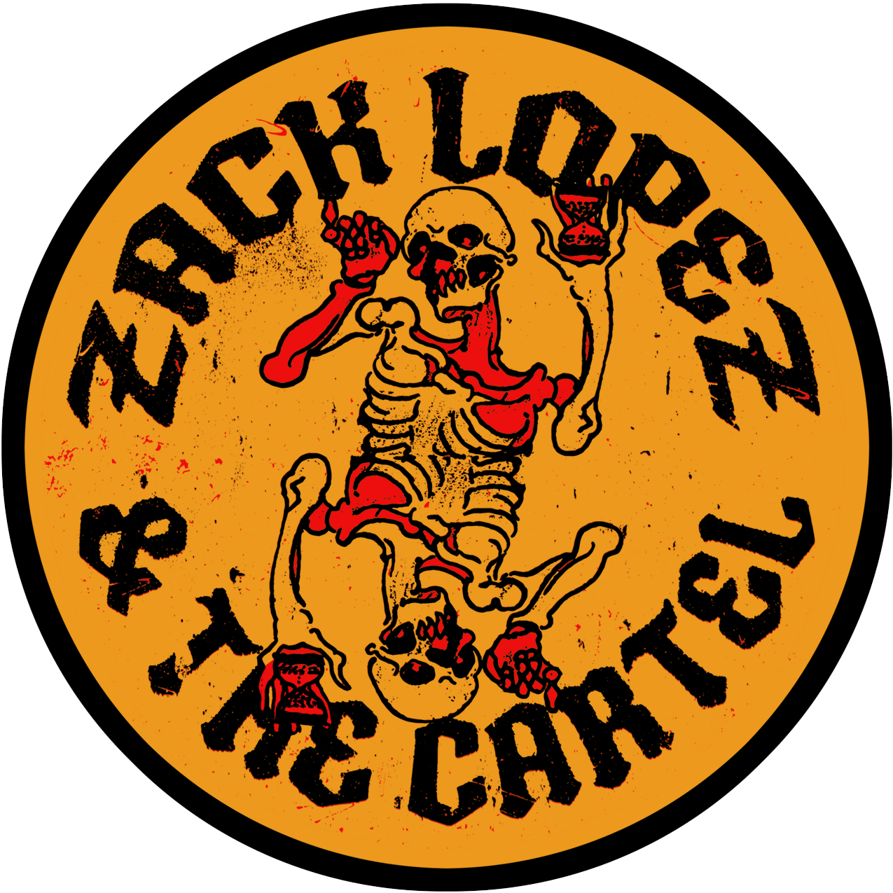 4" x 4" Round Logo Sticker