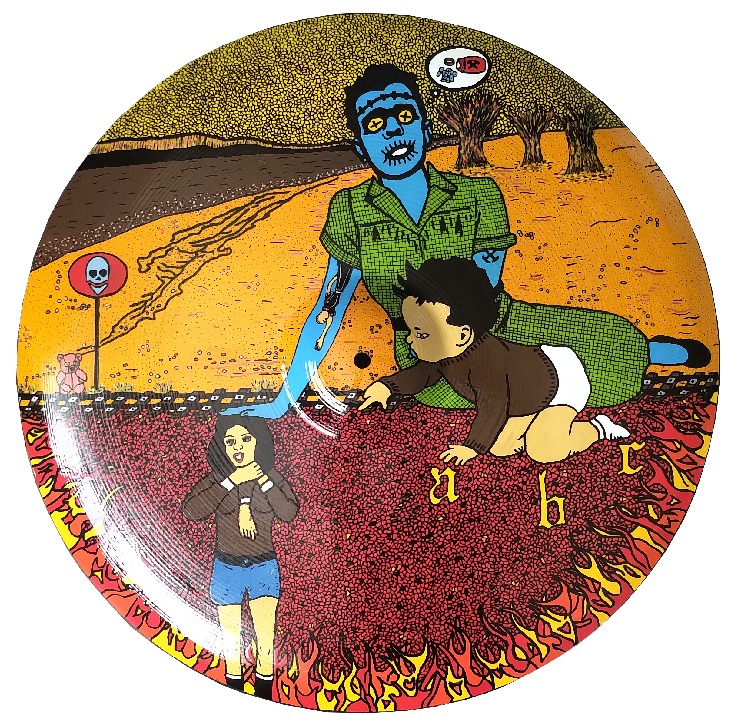 Broken Cymbal #17 - Desert Family