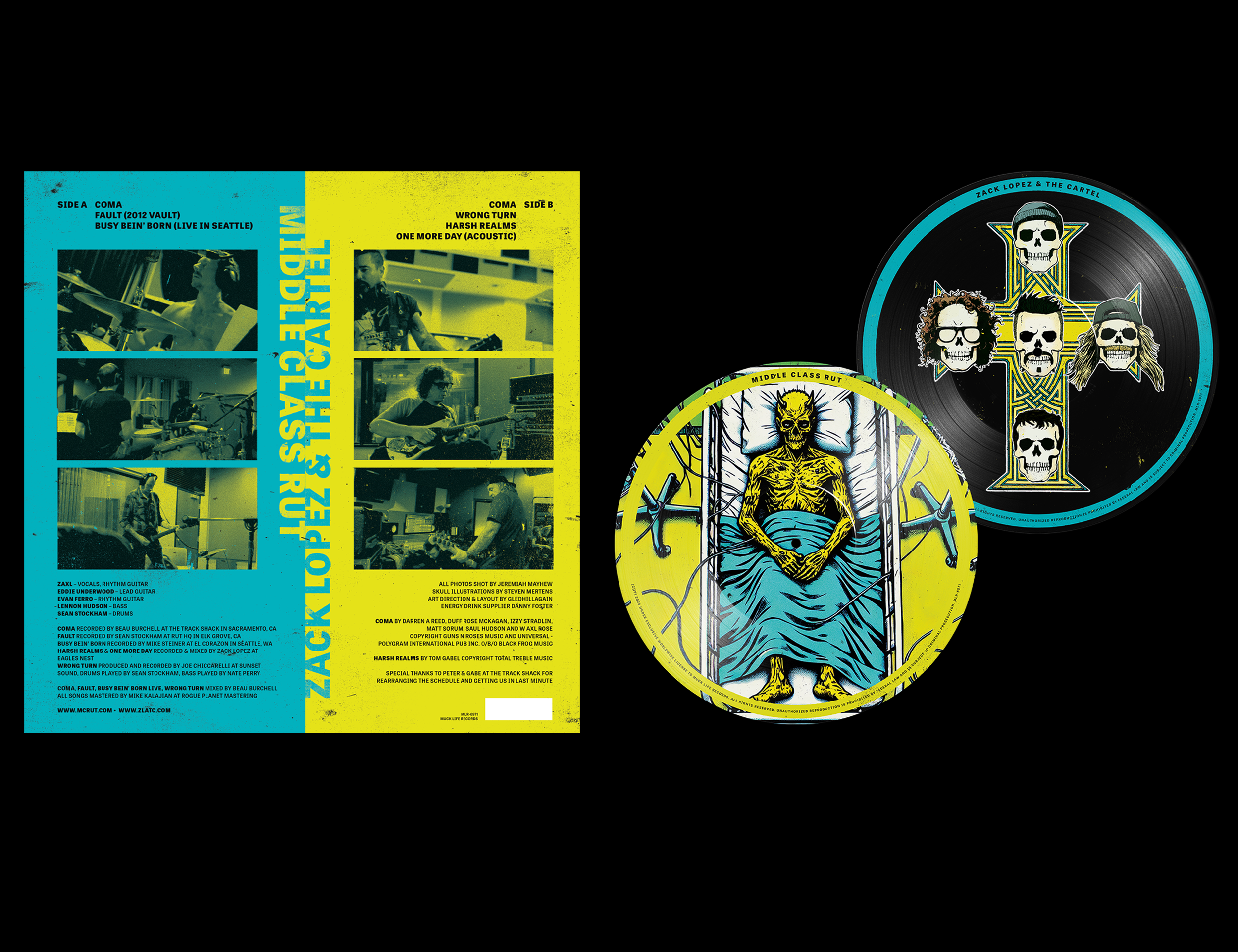 MCRut / Zack Lopez & The Cartel - Coma Split Vinyl