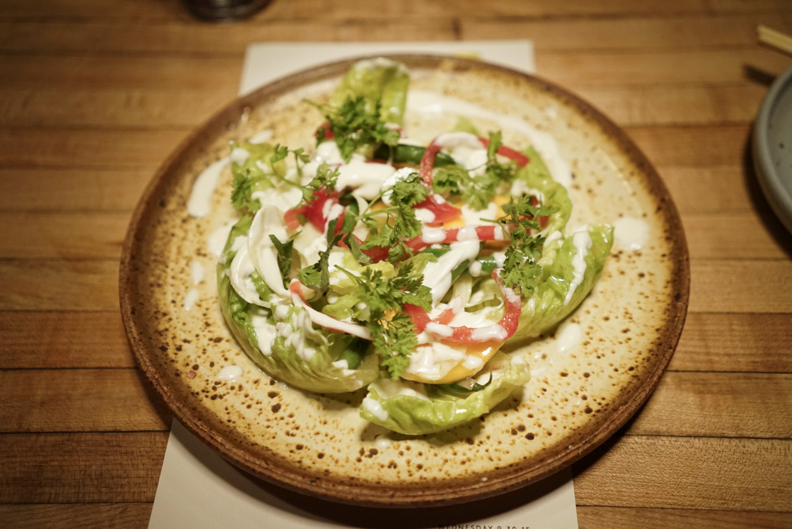 Little Gem Salad. Photo by Cody.