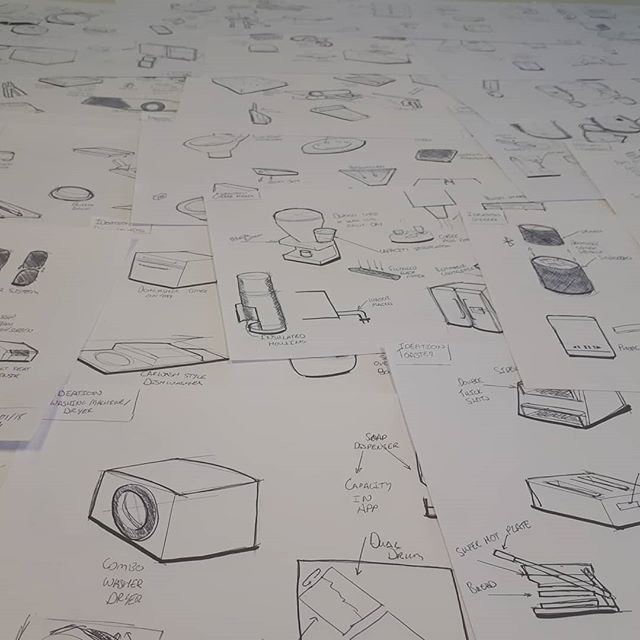 My ideation process for my final year project began with a lot of sketches. 
#designer #design #productdesign #drawing #create