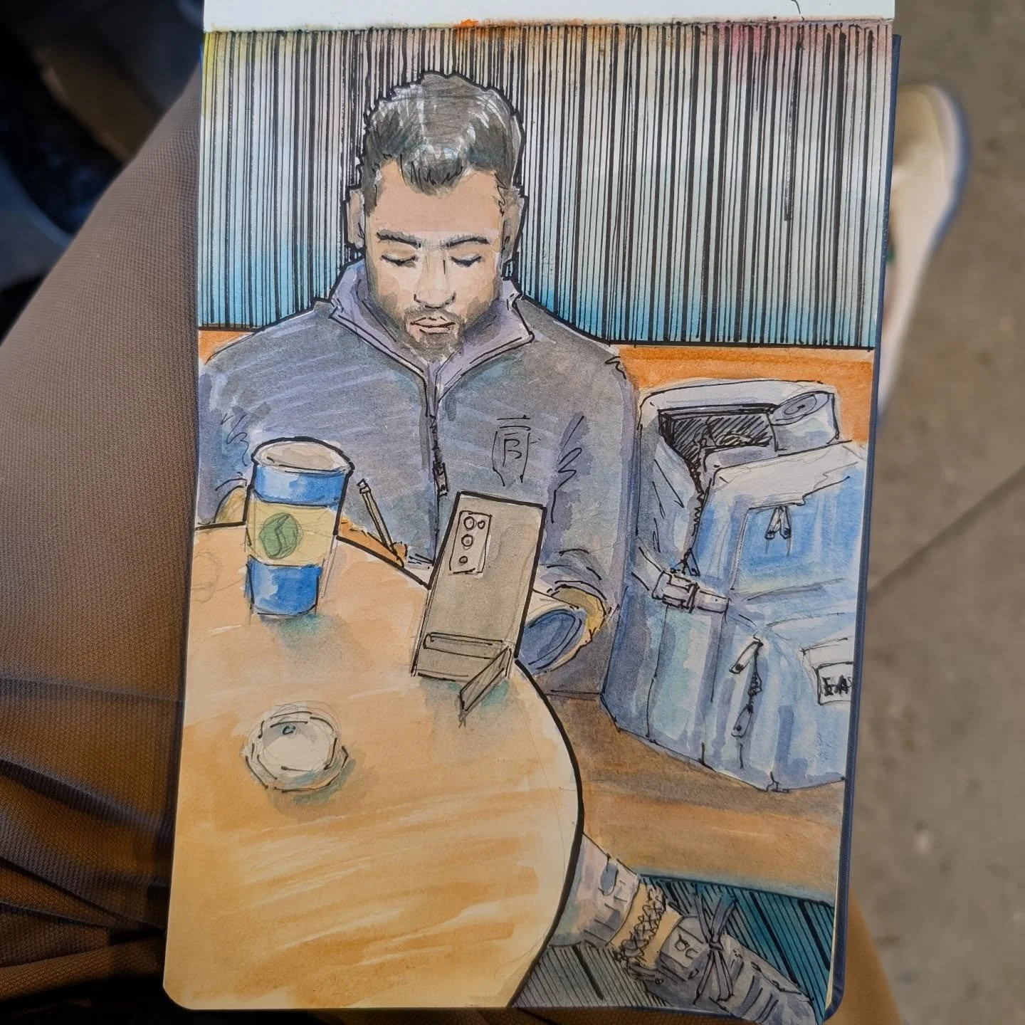 Drawing @elhakimfadi 

__

#watercolor #sketch