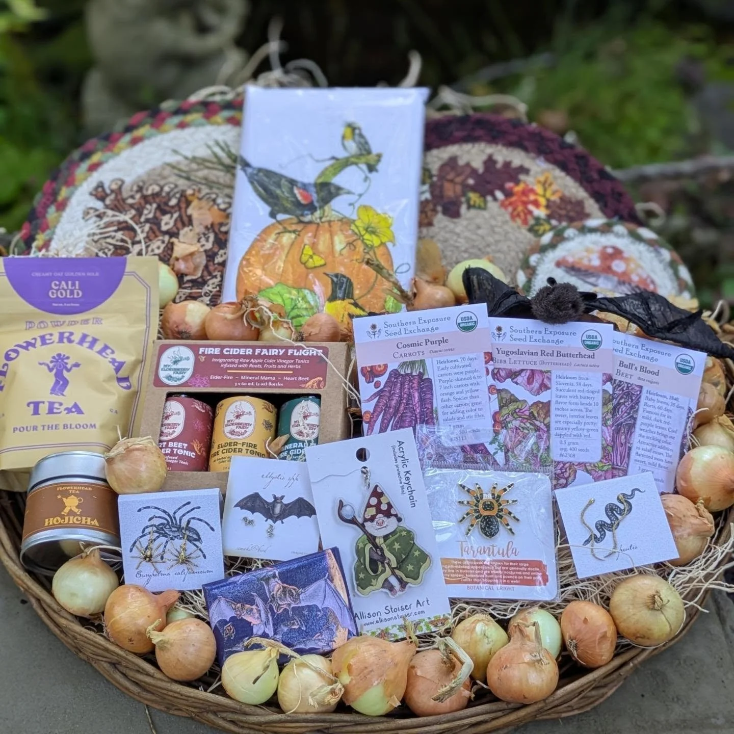 Our gift shop is leaning into the season with garden-inspired goodies, cozy comforts, and delightfully witchy details. Think of it as a little basket of autumn treasures, perfect for gifting or keeping for yourself!

A few seasonal favorites include: