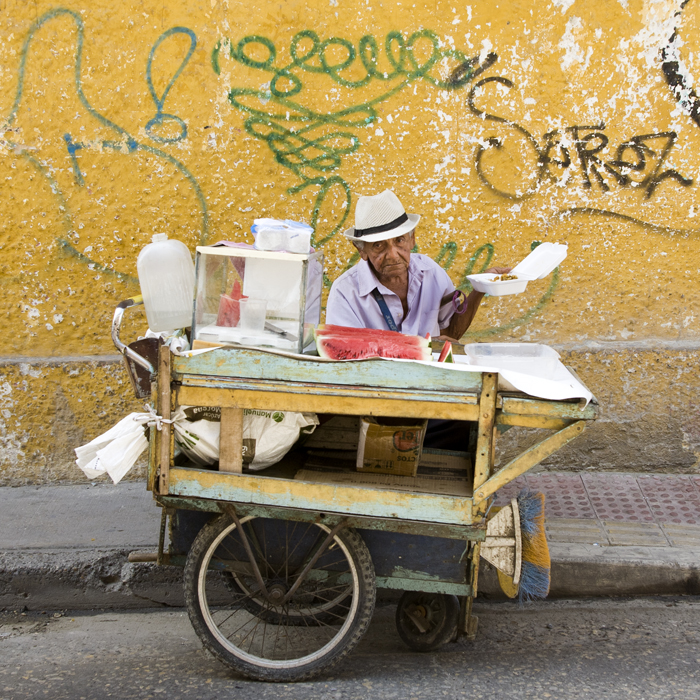 Colombian Watemelon Vendor