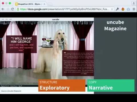 DrupalCon Los Angeles 2015 | Styles of Storytelling: Cultivating Compelling Long-form Content