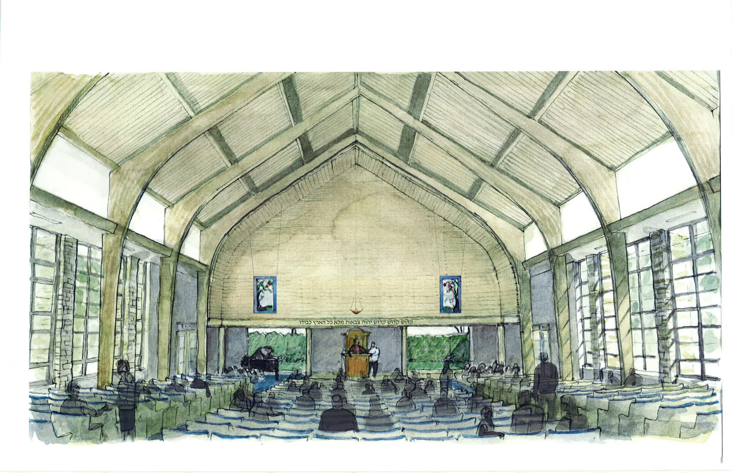 Congregation Sukkat Shalom, Wilmette, Illinois, Wheeler Kearns Architects (2011)