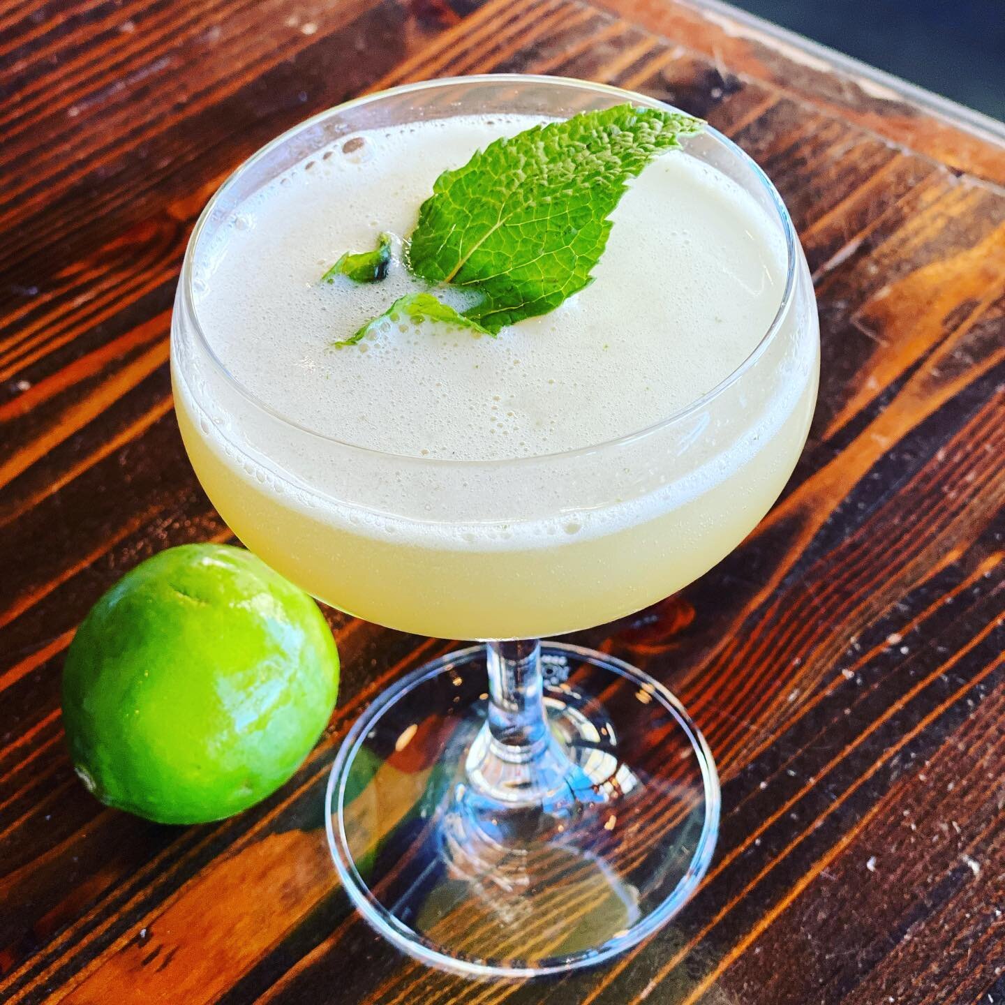 Need refreshment? Stop by and enjoy our Old Cuban, house aged rum mix, fresh lime, simple syrup, mint, house bitters, and bubbles #cocktails #oldcuban #drinks #drinks🍹 #cocktailsofinstagram #cocktailhour #rum #denizenrum #donqrum #plantationrum #boo