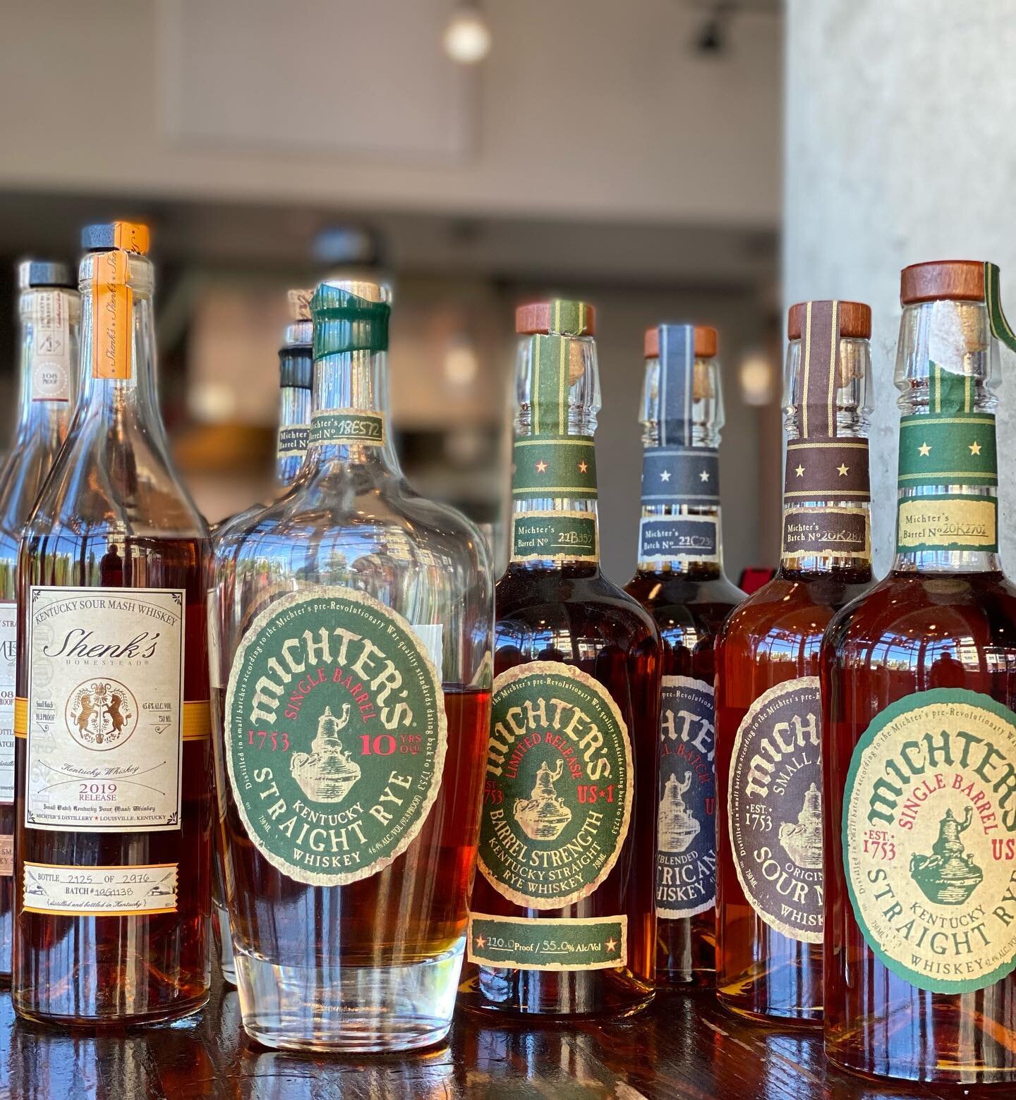 It&rsquo;s all about the Michter&rsquo;s line up tonight. #rye #ryewhiskey #michters #michterswhiskey #michtersbourbon #michters10 #michtersdistillery #bourbon #bourbonwhiskey #bourbongram #whisky #whiskey #whiskeylover #redmondwa #redmondwashington 