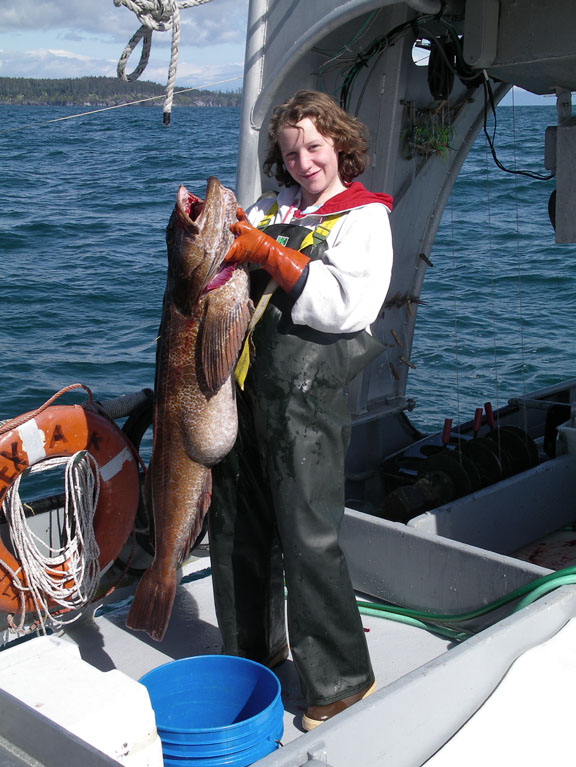 Berett Wilbur with Lingcod.jpg