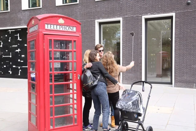 Ja, nå er det vårstemning i London