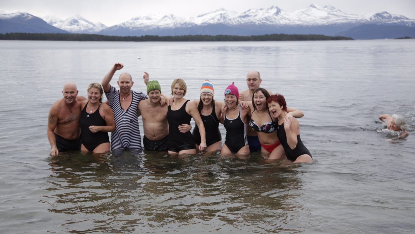 Vinterbad i sommertemperatur. Er det noe å skryte av?