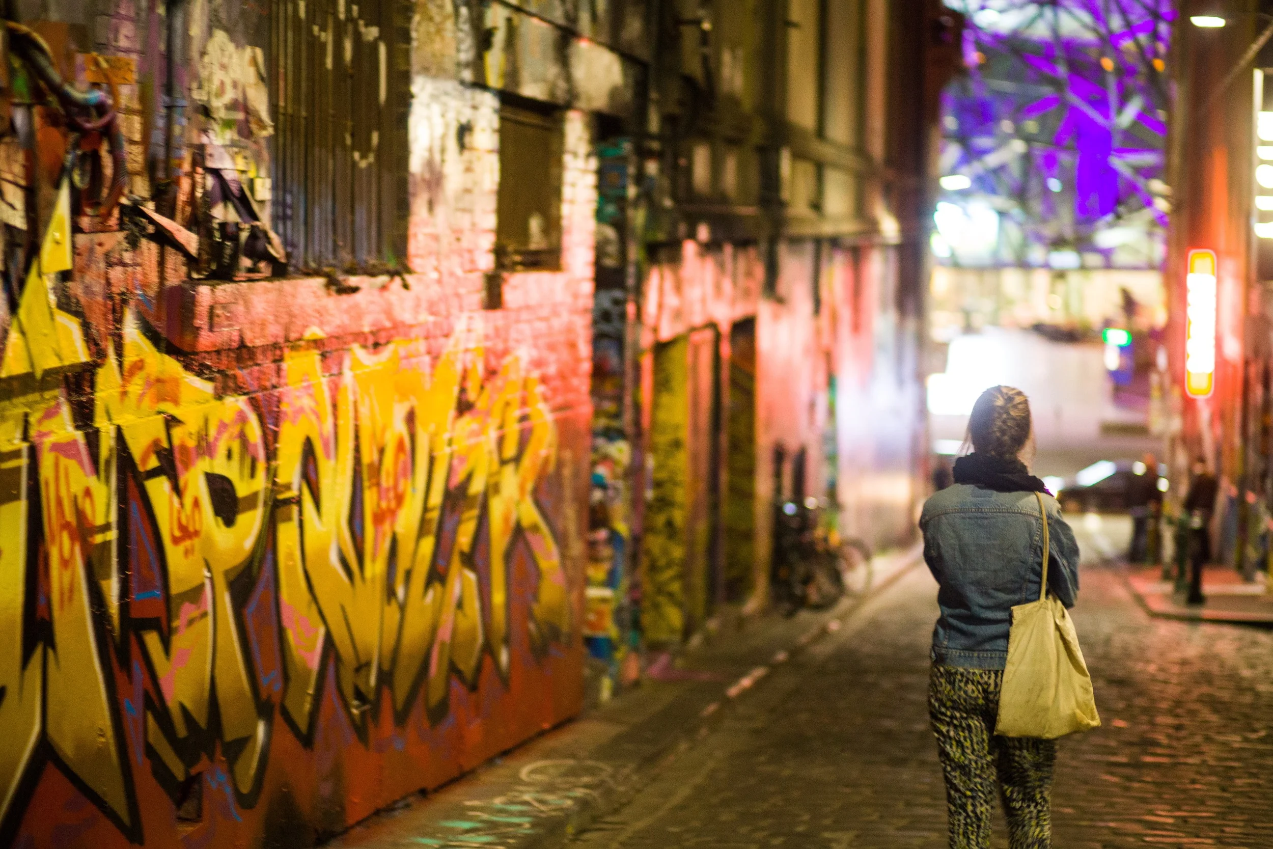 Melbourne er kjent for å ha mye gatekunst! 