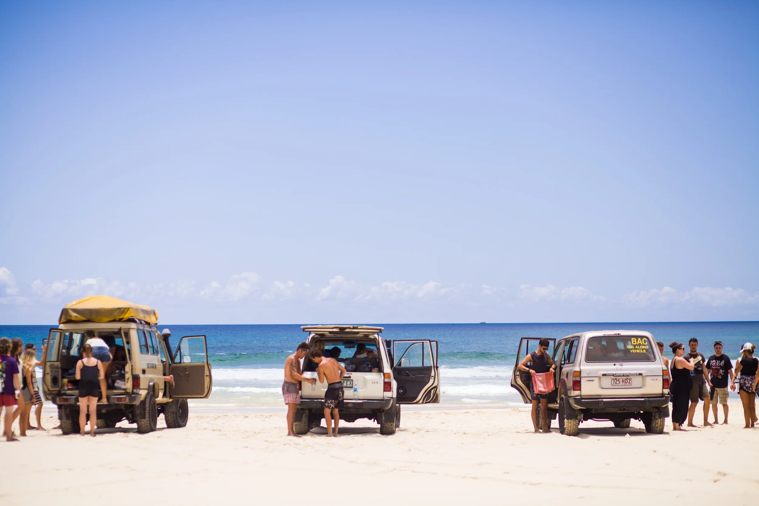 På eventyr på Fraser Island, verdens største sandøy. 