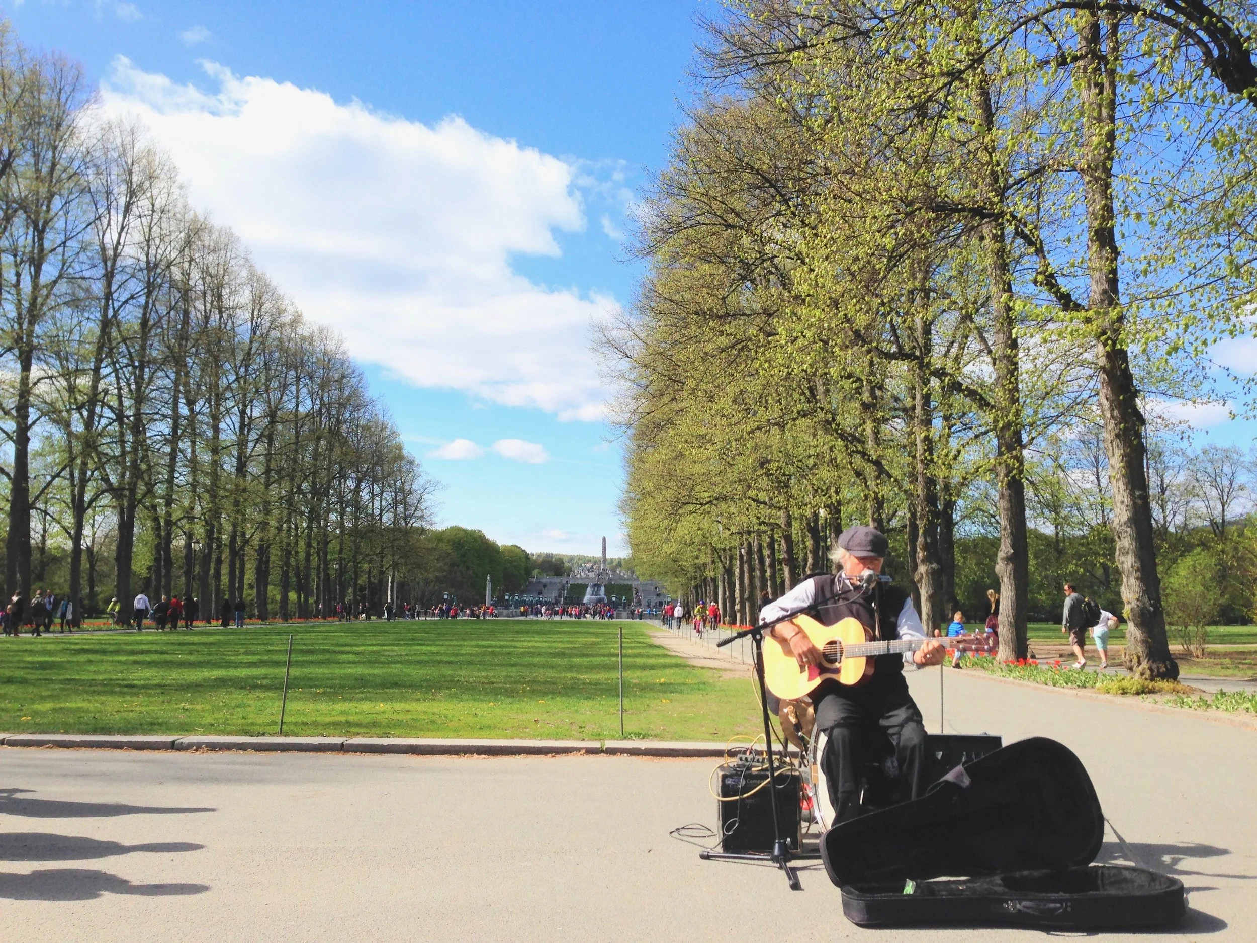 Frognerparken - en grønn lomme i Oslo. Foto: Odd Roar Lange