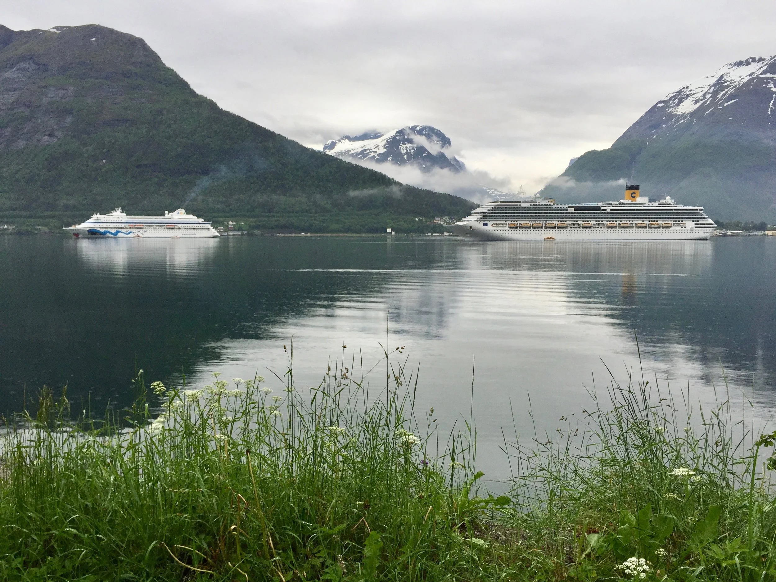 Cruiseskipene står i kø for å besøke Norge også neste år. Foto: Odd Roar Lange